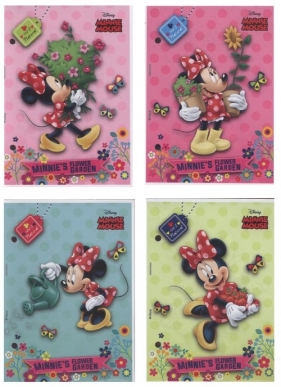 Wkład do segregatora A6 Minnie 10 sztuk mix