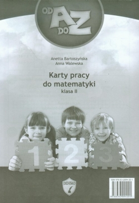 Od A do Z Karty pracy do matematyki 2 - Bartoszyńska Anetta, Walewska Anna