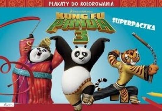 Dream Works Kung Fu Panda 3 Superpaczka Plakaty do kolorowania