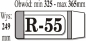 IKS, Okładka książkowa regulowana R-55, 1 szt.
