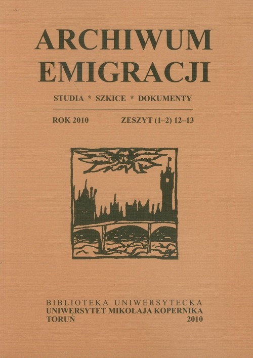 Archiwum Emigracji (1-2) 12-13 2010