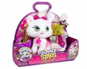 Shimmer Stars Błyskotki: Plusz z torebką – zestaw deluxe - Kot (03586)