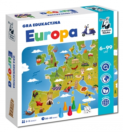 Gra edukacyjna Europa Kapitan Nauka