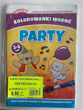 Pakiet Kolorowanki wodne + Mój Przyjaciel - praca zbiorowa