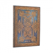 Kalendarz Paperblanks 2025/2026 Blue Luxe, Luxe Design Midi