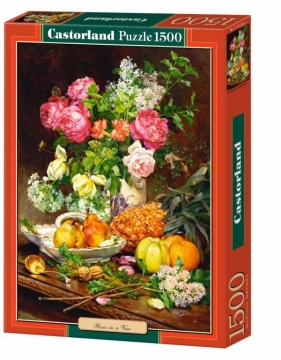 Puzzle 1500 Copy of Roses in a Vase (151202) - praca zbiorowa