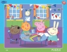 Puzzle ramkowe Świnka Peppa W przedszkolu 40el