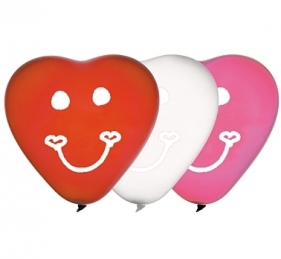 Balony premium Uśmiechy serca 5szt.