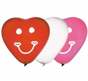 Balony premium Uśmiechy serca 5szt.