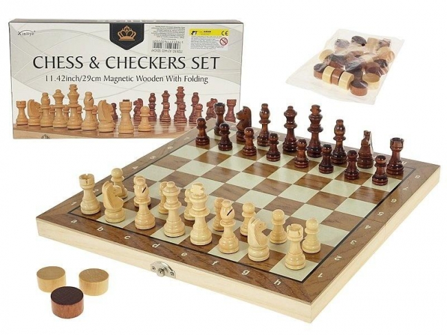 Zestaw Szachy i Warcaby magnetyczne