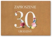 Zaproszenie Urodziny 30 ZT37 (10szt.)