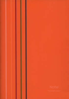 Zeszyt A4 Narcissus World of Colours w kratkę 80 kartek pomarańczowy