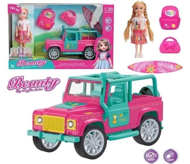 <img src='https://webimage.pl/pics/202/3/d5900368513202.jpg' style='height:440px' /> Lalka w aucie na baterie