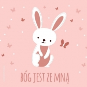 Podstawka korkowa - Bóg jest ze mną