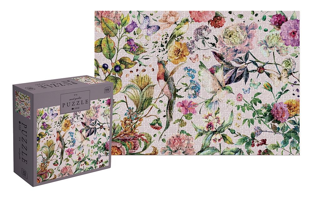 Interdruk, Puzzle 500: Secret Garden 4 - Soft Florals