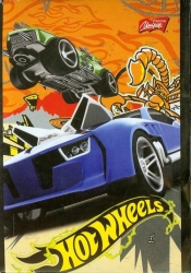 Notatnik A7 Hot Wheels pomarańczowy - <br />