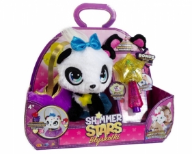 Shimmer Stars Błyskotki: Plusz z torebką – zestaw deluxe - Panda (03586)