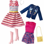 BARBIE Ubranka Boho + Akcesoria 2pak (FCT81/FBB80)