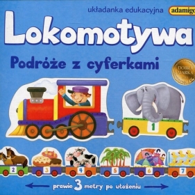 Lokomotywa Podróże z cyferkami