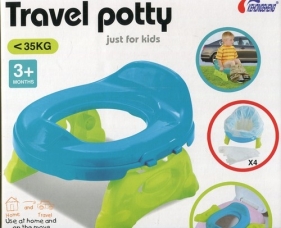 Nocnik turystyczny 2w1 Nakładka na sedes