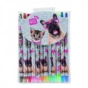 Zestaw kredek Studio Pets 12 kolorów (PEE-3230)
