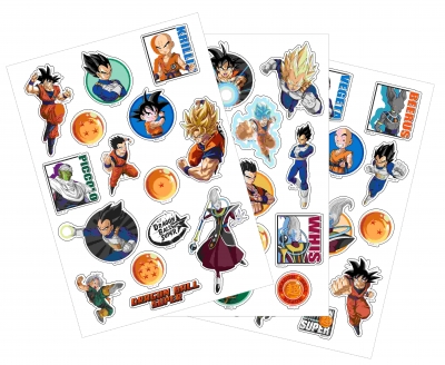 Zestaw naklejek removable Dragon Ball Z DB00009