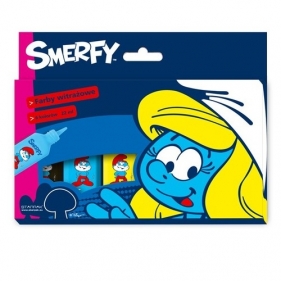 Farby witrażowe 6 kolorów Smerfy