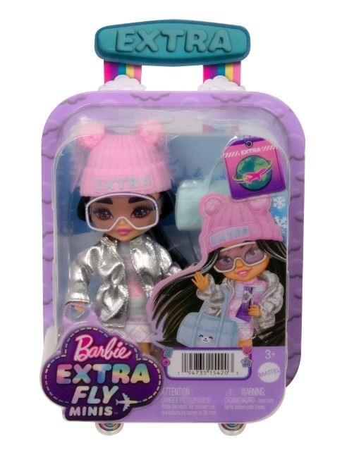 Lalka zimowa BARBIE Extra Minis (HPB20)