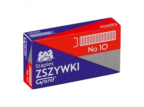 Zszywki No 10 (1000szt*10) Grand