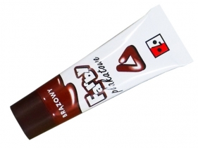 Farba plakatowa Jedność, tuba 30 ml - brązowa