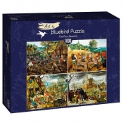 Bluebird Puzzle 1000: Cztery pory roku, Brueghel (60020)