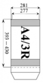 Okładka książka A4/3R (25szt)