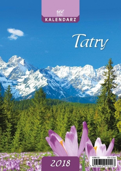 Kalendarz biurkowy pion mały - Tatry