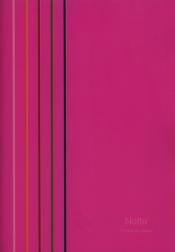 Zeszyt A4 Narcissus World of Colours w kratkę 80 kartek różowy