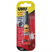 Klej UHU Super Glue ultra fast 3g (36320)