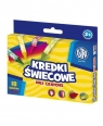 Kredki świecowe okrągłe 18 kolorów ASTRA