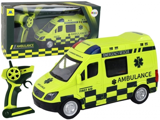 <img src='https://webimage.pl/pics/203/5/d5905884455203.jpg' style='height:440px' /> Ambulans R/C światło żółty