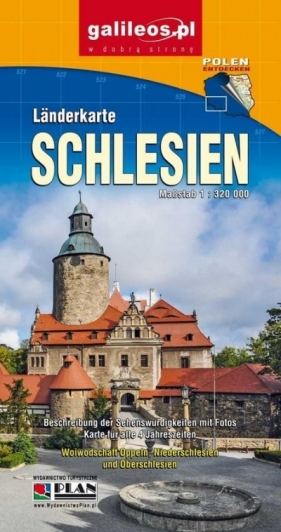 Mapa turystyczna - Schlesien 1:320 000 - Praca zbiorowa