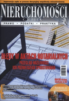 Nieruchomości 3/2015 - Hołownia Andrzej