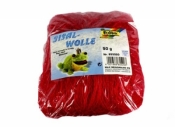 Sizal włókna w kębku 50g czerwony 8550-20