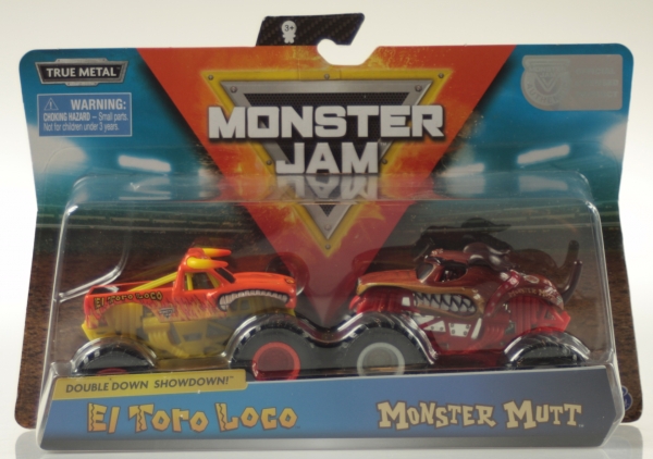 Monster Jam - Superterenówki 2-pak: El Toro Loco vs Monster Mutt (58702/20106670)