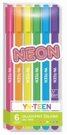 Długopis żelowy Neon YN TEEN, 6 kolorów (440268)