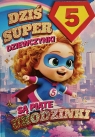 <img src='https://webimage.pl/pics/203/9/d5906742699203.jpg' width='346' height='500'> Karnet Urodziny 5 dziewczynka - Superbohaterka