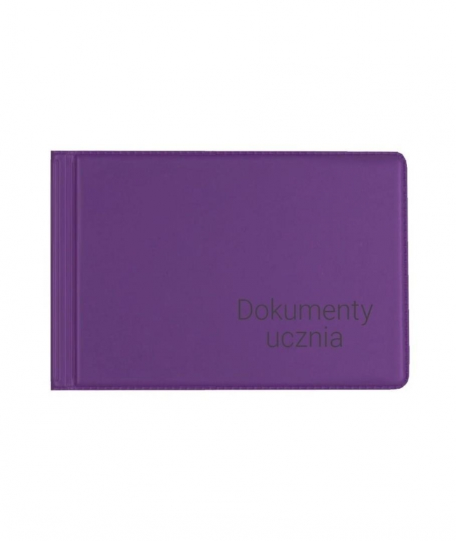 Okładka na dokumenty ucznia małe violet