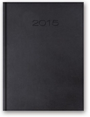 Kalendarz 2015 A4 31DR dzienny grafitowy - <br />