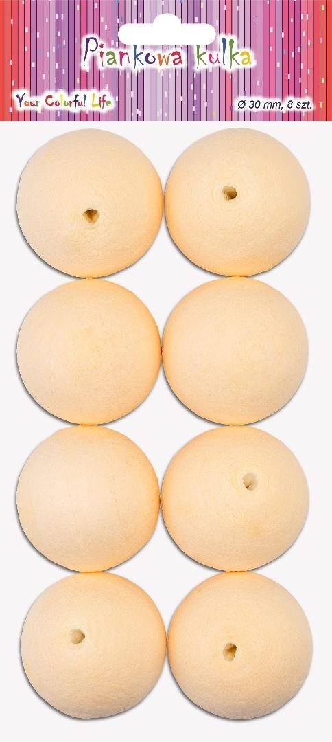 Piankowe kulki 3cm 8szt