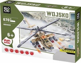 Klocki BLOCKI Wojsko 670 elementów (KB84020)