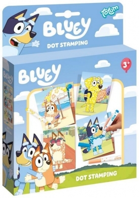 Zestaw kreatywny Bluey ze stempelkami