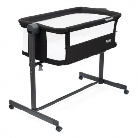 Łóżeczko dostawka Rose czarne