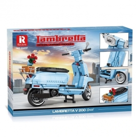 Klocki konstrukcyjne - Lambretta V200 Blue, 566 el. (11037)